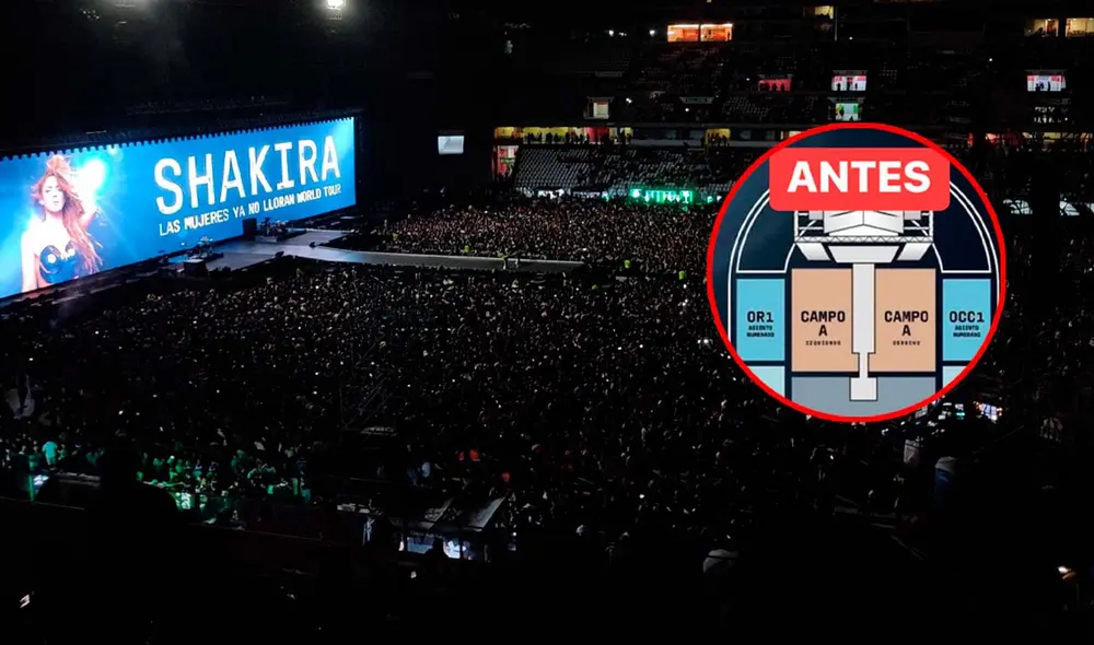 Fanáticos se quejan de cambio en concierto de Shakira. Foto: Composición LR/Captura/'X' Fanáticos se quejan de cambio en concierto de Shakira. Foto: Composición LR/Captura/'X'