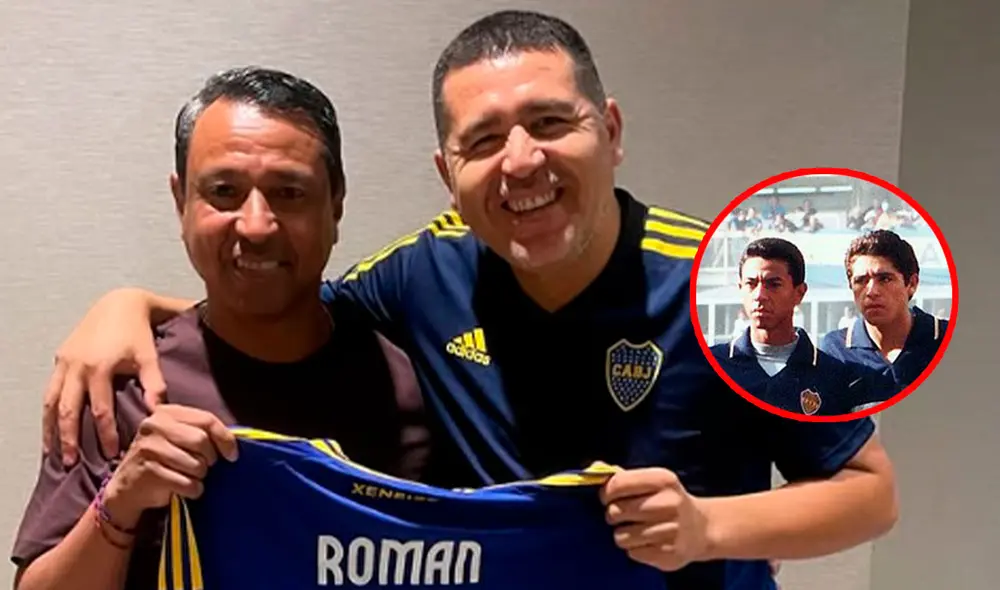 Juan Román Riquelme aprovechó su visita a Lima para reencontrarse con Nolberto Solano. Foto: composición LR/Nolberto Solano/Instagram
