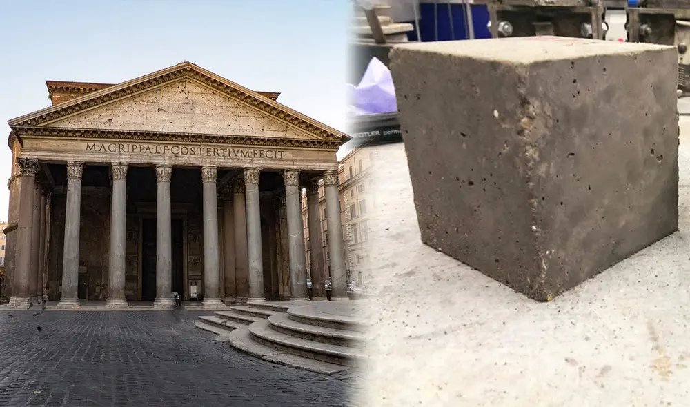Estudio revela que un hormigón espectacularmente duradero fue que le dio a las estructuras romanas su increíble resistencia como el Panteón de Roma.. Estudio revela que un hormigón espectacularmente duradero fue que le dio a las estructuras romanas su increíble resistencia como el Panteón de Roma..