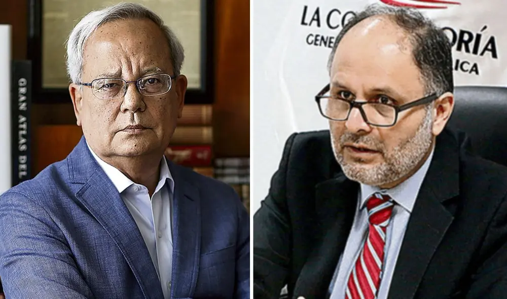 Hildebrandt cuestionó el informe de la Contraloría que asegura que Dina Boluarte no presenta desbalance patrimonial. Foto: composición LR Hildebrandt cuestionó el informe de la Contraloría que asegura que Dina Boluarte no presenta desbalance patrimonial. Foto: composición LR