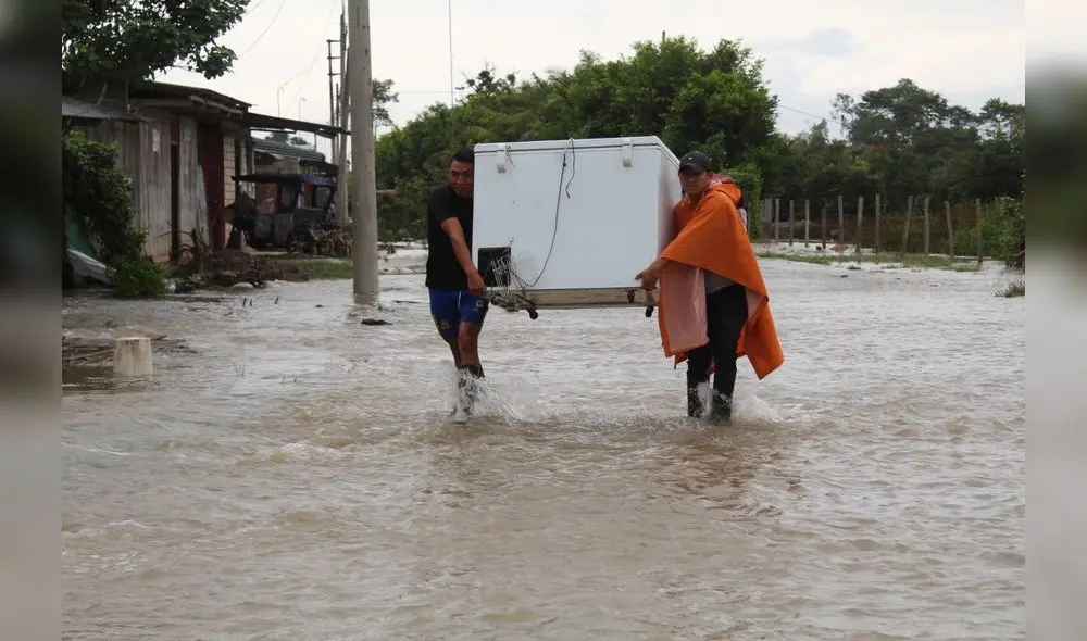 Cerca de 600 distritos de la costa norte y la sierra del país están en riesgo por intensas lluvias.