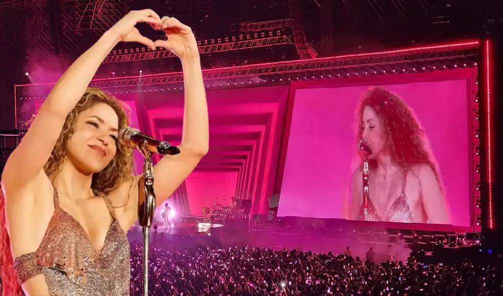 Primeras palabras de Shakira. Créditos: Miguel Vásquez / URPI-LR Primeras palabras de Shakira. Créditos: Miguel Vásquez / URPI-LR