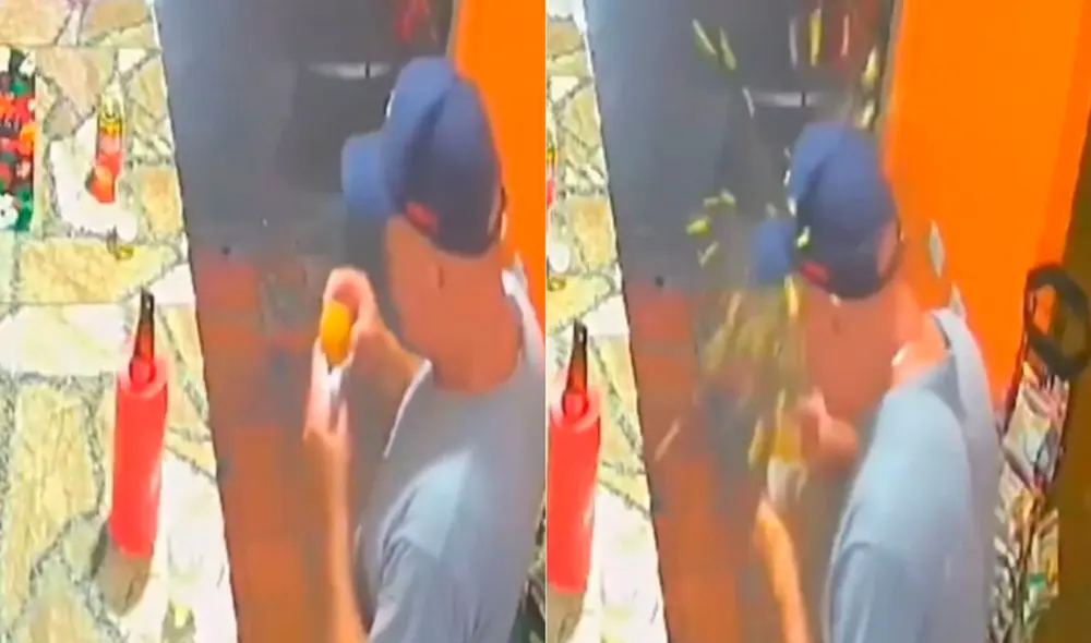 Cámaras de seguridad captaron el momento exacto del accidente en Curitiba