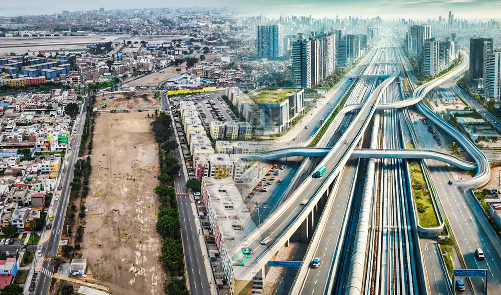 Nueva Vía Expresa Sur conectará con el Metropolitano y el Metro de Lima. Foto: composición de Gerson Cardoso/La República/Andina