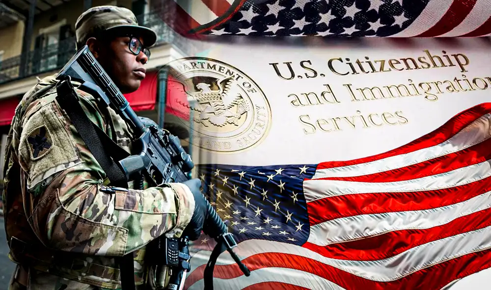 Obtener la ciudadanía estadounidense como miembro de las Fuerzas Armadas es una de las formas más rápidas y sencillas de naturalización. Foto: Composición Gerson Cardoso / LR/ AFP