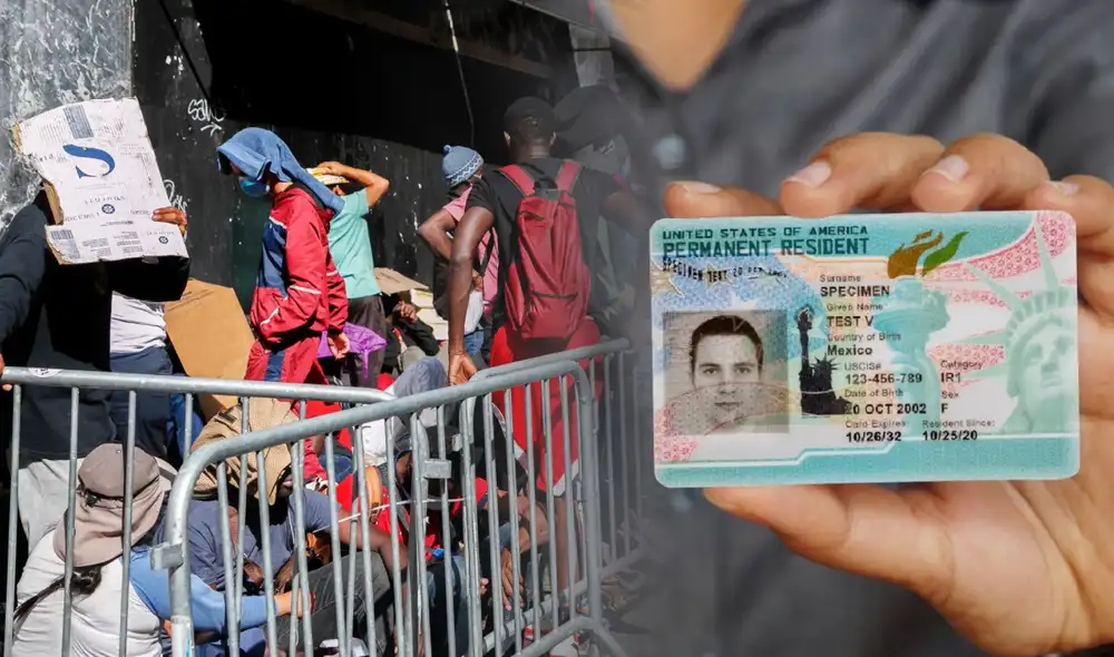 Miles de inmigrantes sueñan con obtener la Green Card y cumplir el "sueño americano" en Estados Unidos. Foto: composición LR/EFE/CitizenPath