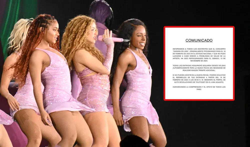 Shakira llevó a cabo un único concierto el 17 de febrero. Foto: composición LR/Teleticket