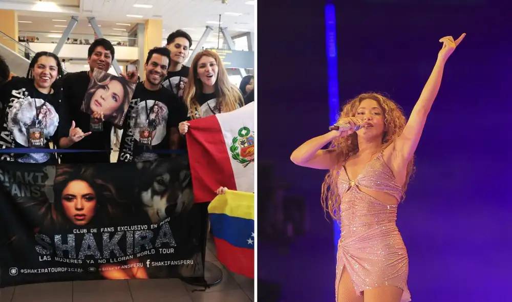 Miles de fans no pudieron asistir a la primera fecha de la gira de conciertos de Shakira en Perú. Foto: composición LR/Andina