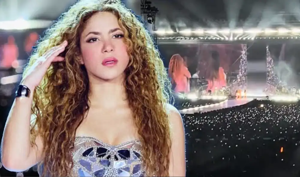 Equivocación de Shakira en su concierto en Lima. Foto: composición LR/Instagram/Shakira/porlobajo Equivocación de Shakira en su concierto en Lima. Foto: composición LR/Instagram/Shakira/porlobajo