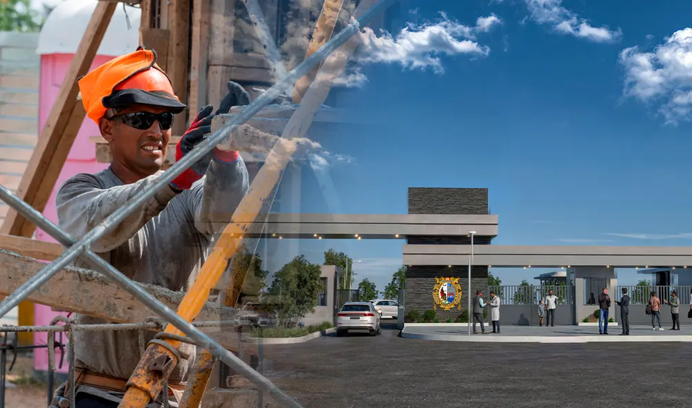 Moderna infraestructura contará con accesos vehiculares y peatonales, una explanada interior, áreas verdes con bancas y pérgolas. Foto: composición LR/UNMSM