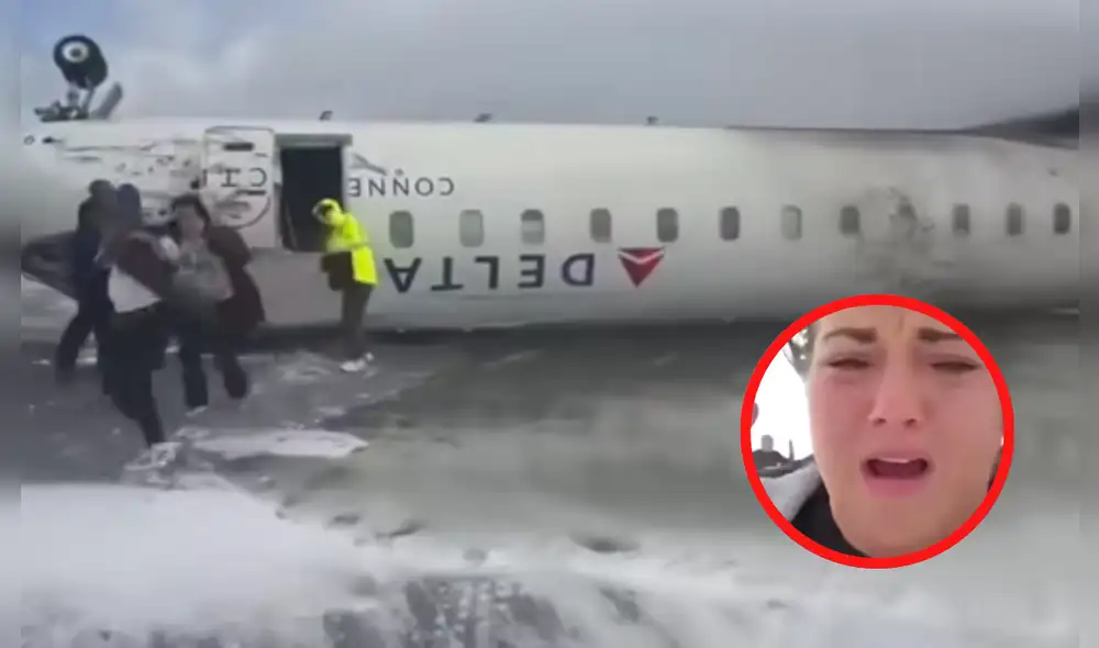 Al menos 15 personas resultaron heridas, tres de ellas de gravedad, tras un accidente aéreo que involucró un avión de pasajeros de Delta Airlines. Foto: Composición LR/X Al menos 15 personas resultaron heridas, tres de ellas de gravedad, tras un accidente aéreo que involucró un avión de pasajeros de Delta Airlines. Foto: Composición LR/X