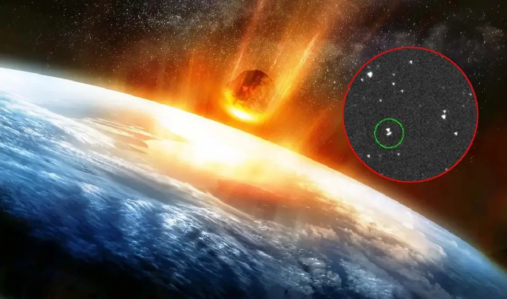 La ONU activa por primera vez el Protocolo de Seguridad Planetaria ante la posible colisión del asteroide 2024 YR4 en 2032. Foto: composición LR/NASA/Earth.com