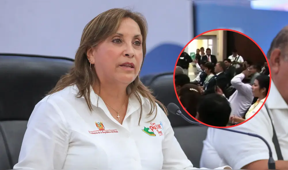En el mismo evento, Dina Boluarte dijo que 'no pensaban que iba a llover tanto' en el norte del país. | Composición LR. En el mismo evento, Dina Boluarte dijo que 'no pensaban que iba a llover tanto' en el norte del país. | Composición LR.