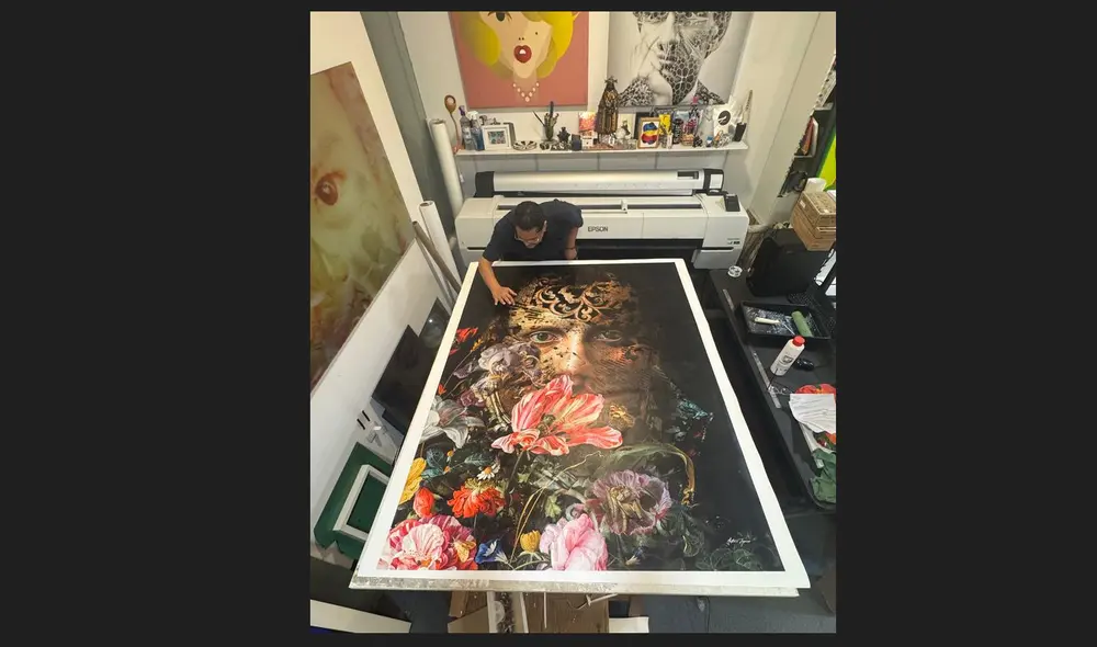 Antonio Zegarra y su obra "Napoleón".