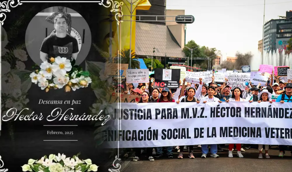 El 18 de febrero, más de 1,500 profesionales marcharon en la Ciudad de México. Foto: Composición LR/Emiliano Molina/América Ascencio.