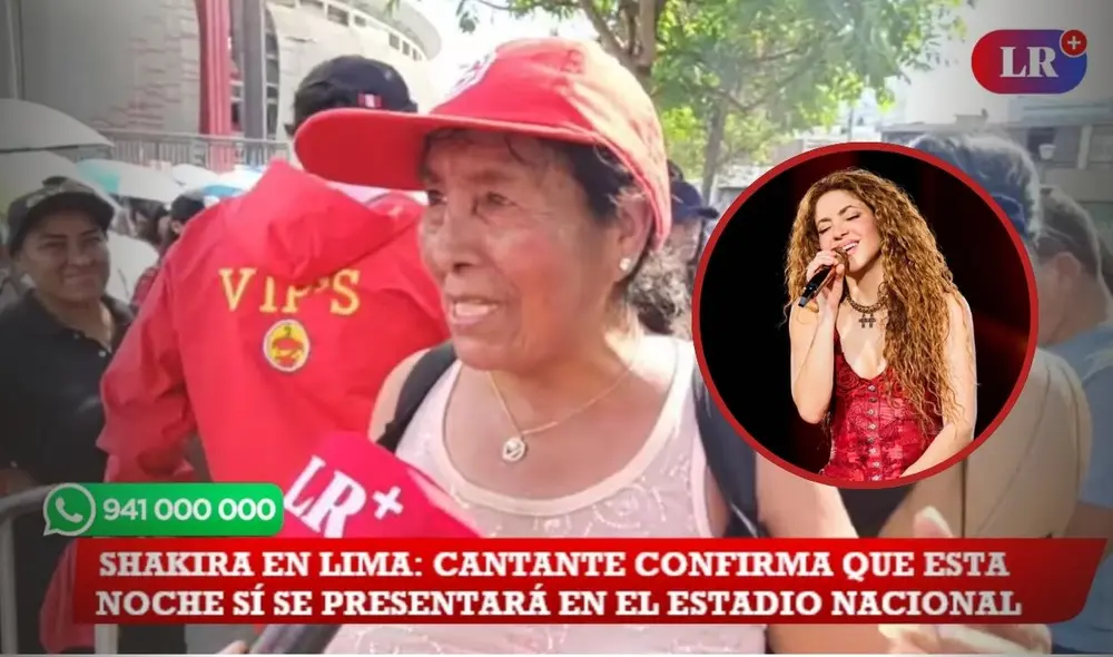 Mujer de 60 años, que viajó de Cusco a Lima para ver a Shakira, revela filosofía de vida: "Diviértanse, para qué van a juntar plata". Foto: composición LR/LR/RadioModa.|