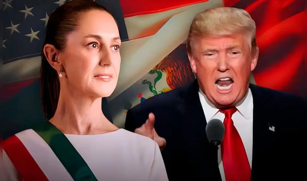 Durante una conferencia de prensa, Claudia Sheinbaum dijo no tener miedo al presidente Trump Foto: Marca Durante una conferencia de prensa, Claudia Sheinbaum dijo no tener miedo al presidente Trump Foto: Marca