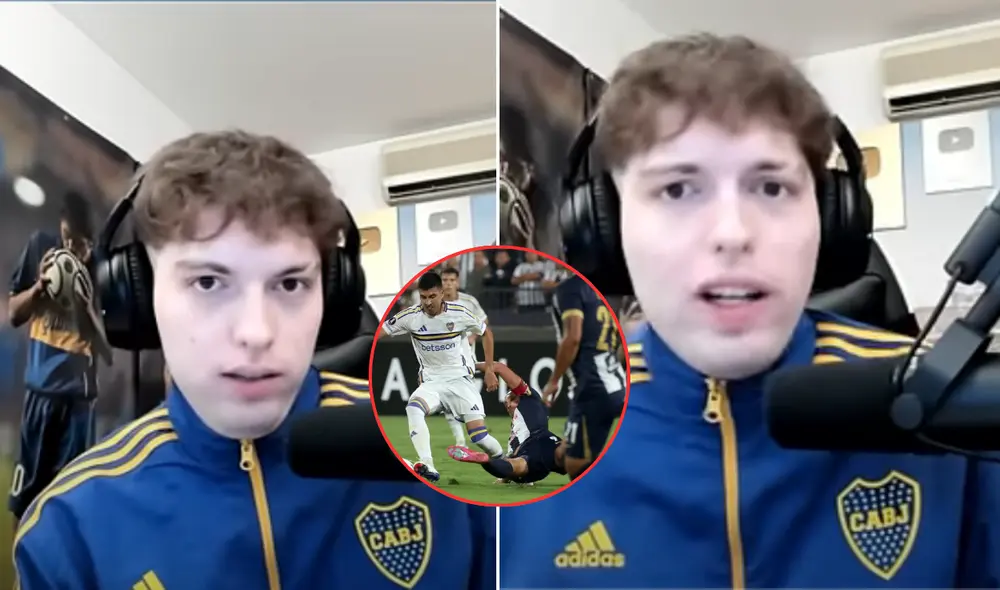 Davoo Xeneizo se pronunció sobre la derrota de Boca Juniors ante Alianza Lima. Foto: composición LR/YouTube/One Football