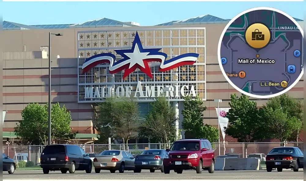 Mall Of America fue modificado a Mall Of Mexico por usuarios en Google Maps. Foto: TVyNovelas