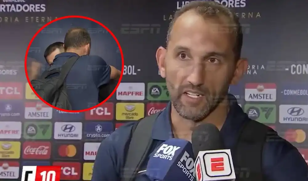 Hernán Barcos fue titular en el ataque de Alianza Lima en el partido de ida con Boca Juniors por la fase 2 de la Copa Libertadores 2025. Foto: composición LR/captura