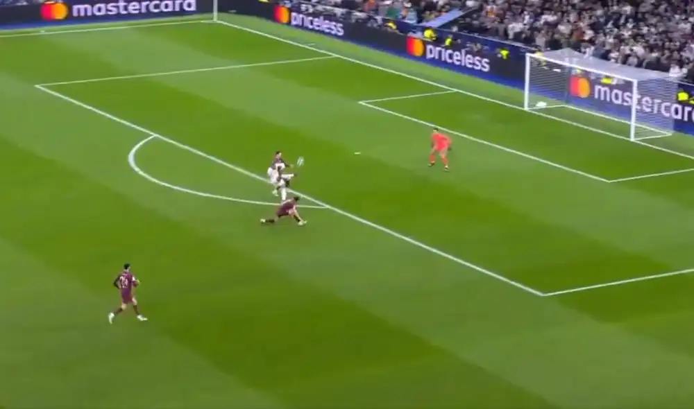 Real Madrid venció 3-2 en la ida al Manchester City en Inglaterra. Foto: captura de ESPN