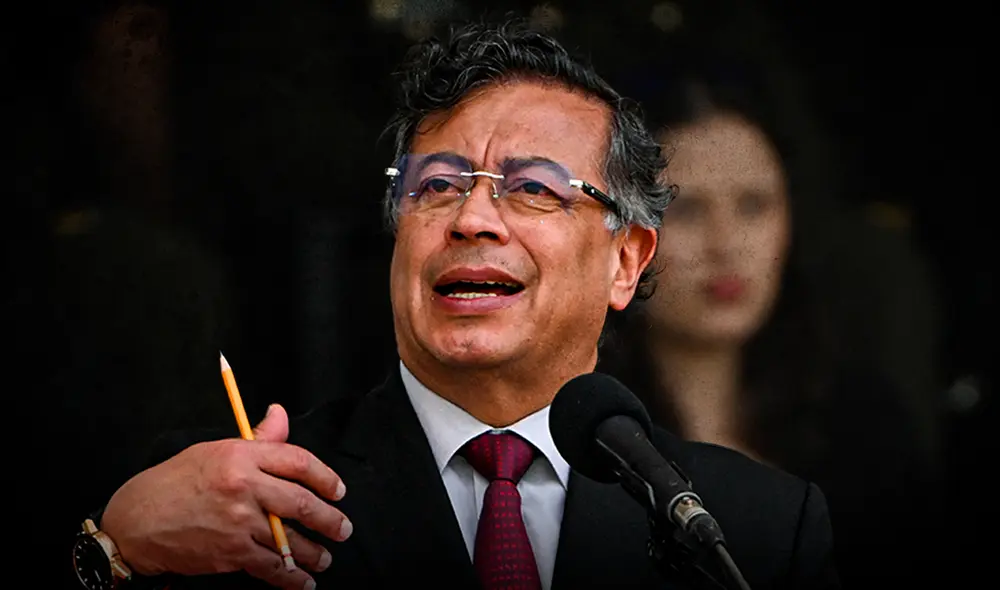 Petro vinculó esta amenaza a la guerrilla del ELN y las disidencias de las FARC, afirmando que buscan frenar su ofensiva contra las grandes mafias del país. Foto: composición LR/AFP