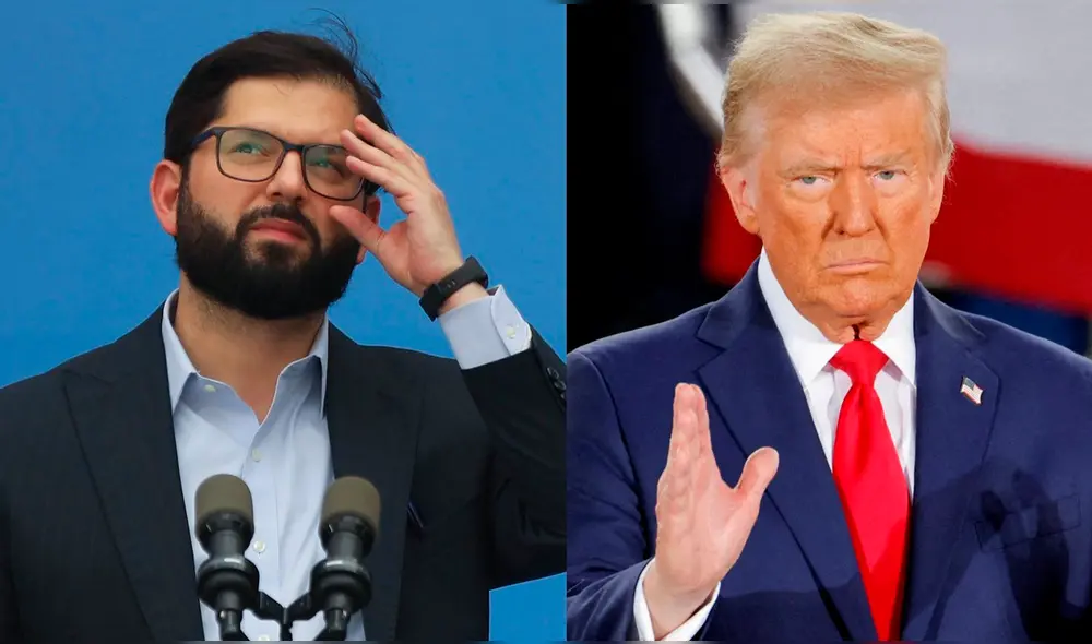 Presidente de Chile, Gabriel Boric, critica declaraciones de Trump sobre Ucrania. Foto: 24 Horas