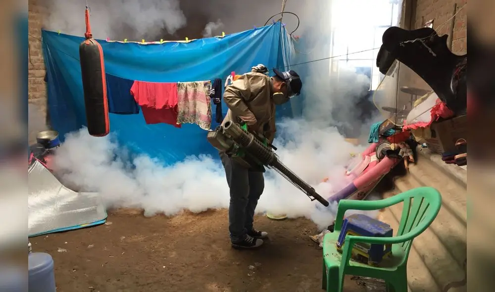 El control larvario con el uso de insecticidas permite erradicar a los mosquitos adultos