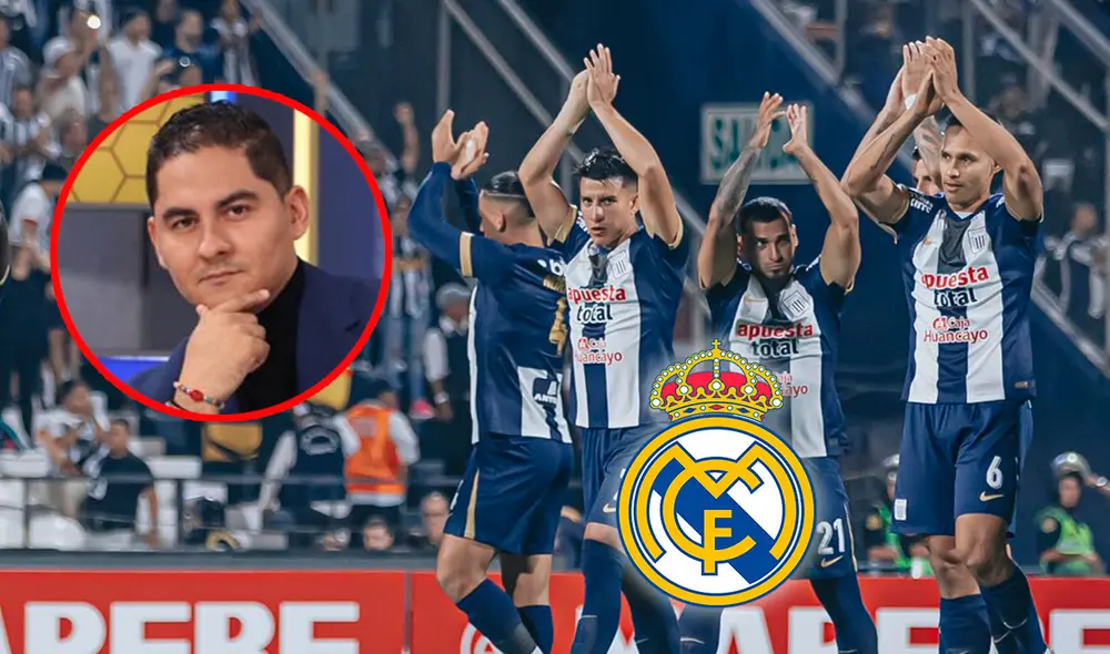 José Miguel Domínguez con tono de burla comparó a Alianza Lima con Real Madrid. Foto: composición LR/Alianza Lima/José Miguel Domínguez/X José Miguel Domínguez con tono de burla comparó a Alianza Lima con Real Madrid. Foto: composición LR/Alianza Lima/José Miguel Domínguez/X