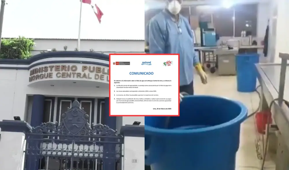 Sedapal anunció que el servicio ha sido restablecido. Foto: composición LR