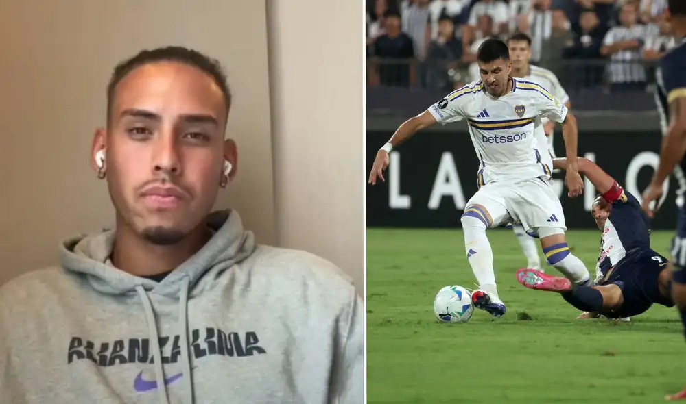 Erick Noriega llegó a Alianza Lima a mitad del 2024. Foto: composición LR/captura de L1 MAX/AFP