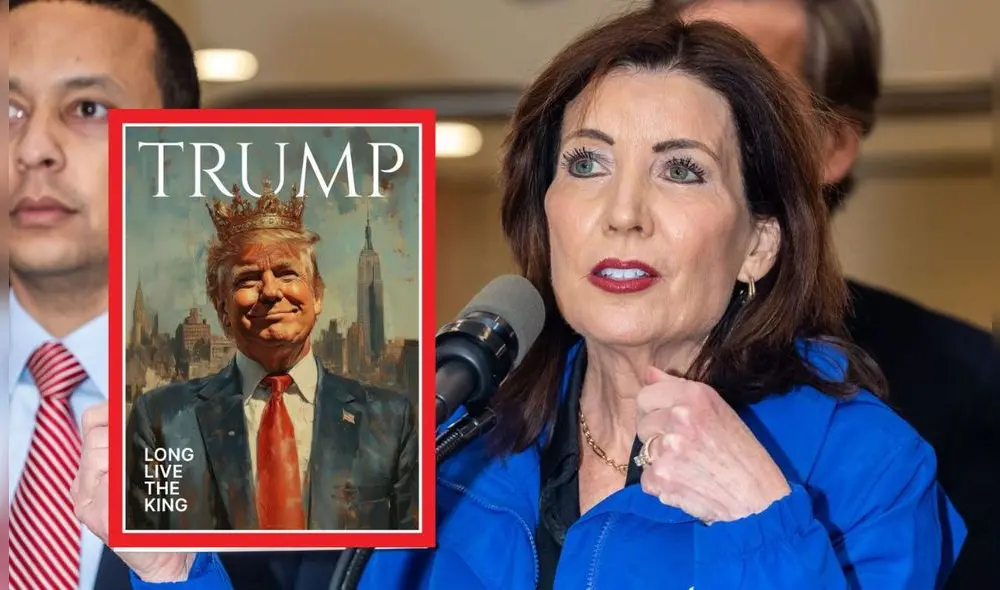La gobernadora de Nueva York, Kathy Hochul, criticó la autodenominación de Donald Trump. Foto: Bloomberg/White House La gobernadora de Nueva York, Kathy Hochul, criticó la autodenominación de Donald Trump. Foto: Bloomberg/White House
