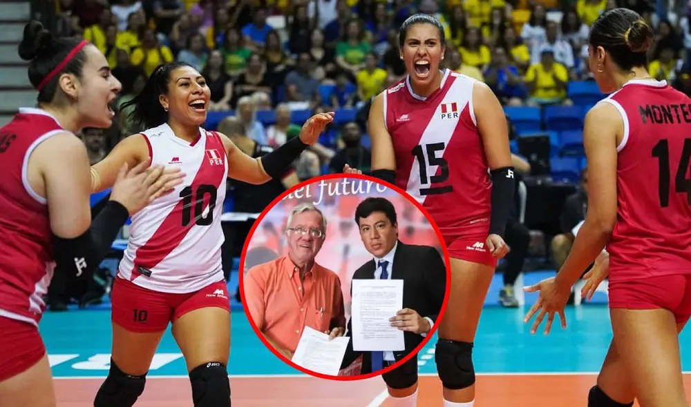 Gino Vegas, presidente de la FPV, anunció un plan integral no solo para el desarrollo del vóley femenino, sino también para el masculino. Foto: composición LR/Norcecainfo/FPV Gino Vegas, presidente de la FPV, anunció un plan integral no solo para el desarrollo del vóley femenino, sino también para el masculino. Foto: composición LR/Norcecainfo/FPV