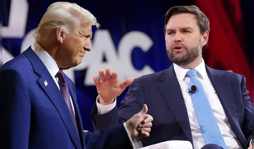 JD Vance informó sobre las medidas que está llevando a cabo la administración de Donald Trump en Estados Unidos. Foto: Composición LR/AFP