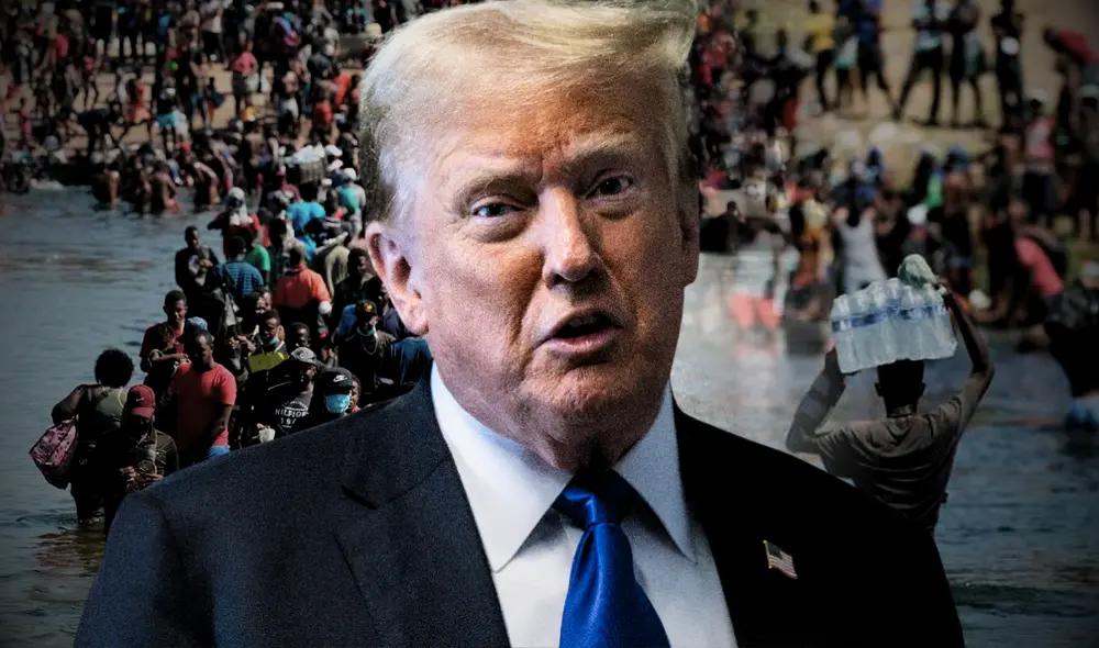 Donald Trump anula la extensión del TPS para inmigrantes de Haití y deja a miles en riesgo de deportación. Foto: composición LR/AFP/France 24