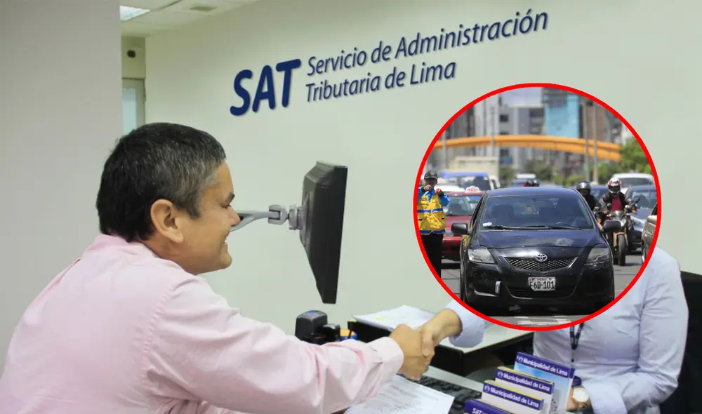 El pago del impuesto vehicular es obligatorio y anual durante 3 años, según SAT. Foto: composición LR/Andina