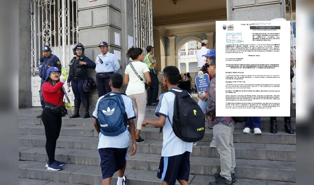 Congresista busca que se revisen mochilas en los colegios. Congresista busca que se revisen mochilas en los colegios.