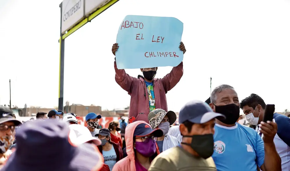 Rechazo. El costo de la ‘Ley Chlimper 2.0′ ascendería a S/1.850 millones anuales. Foto: Archivo La República Rechazo. El costo de la ‘Ley Chlimper 2.0′ ascendería a S/1.850 millones anuales. Foto: Archivo La República