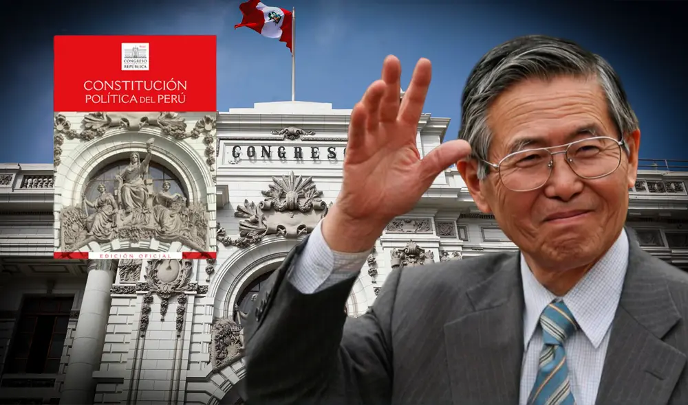 Hoy se decide la restauración de la firma de Alberto Fujimori en la Constitución de 1993 Foto: composición LR Hoy se decide la restauración de la firma de Alberto Fujimori en la Constitución de 1993 Foto: composición LR