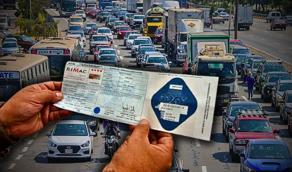 El SOAT es un seguro vehicular obligatorio para todos los conductores del Perú. Foto: composición LR/Andina