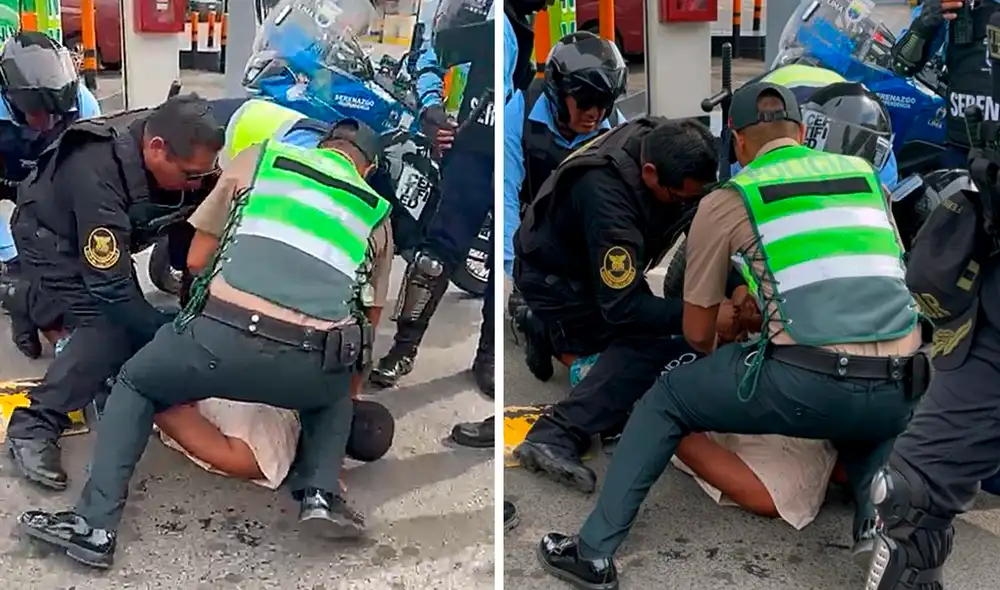 Los delincuentes fueron capturados en la intersección de las avenidas Carlos Izaguirre y Túpac Amaru. Foto: composición LR Los delincuentes fueron capturados en la intersección de las avenidas Carlos Izaguirre y Túpac Amaru. Foto: composición LR