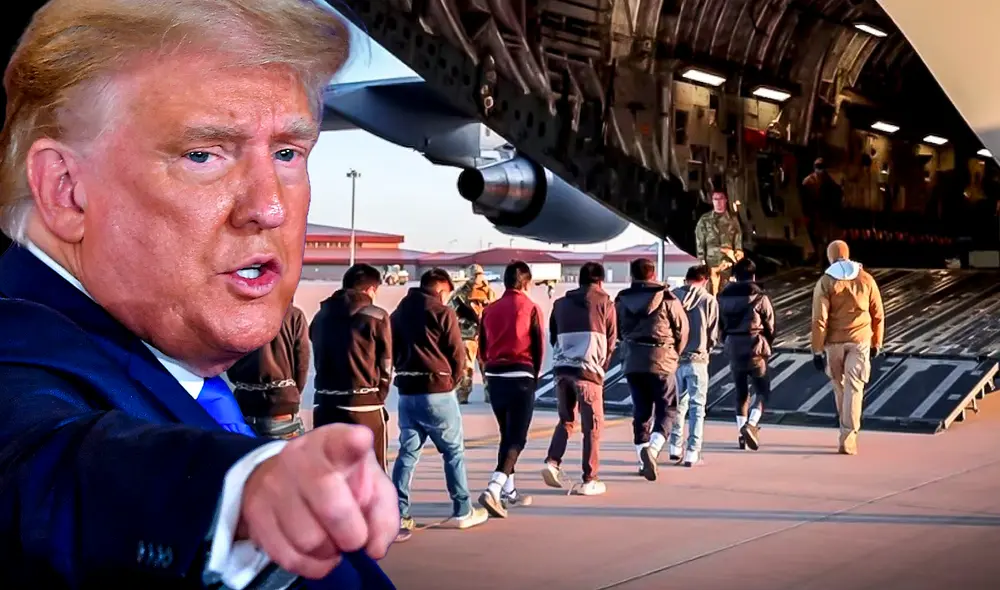 La gestión de Donald Trump intensificó las políticas migratorias en Estados Unidos con un énfasis particular en las deportaciones masivas. Foto: composición LR/EFE