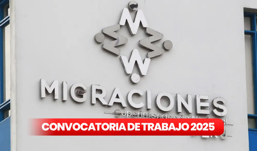 Migraciones busca ocupar 20 vacantes laborales con sueldos de S/10.000. Foto: composición LR/Andina