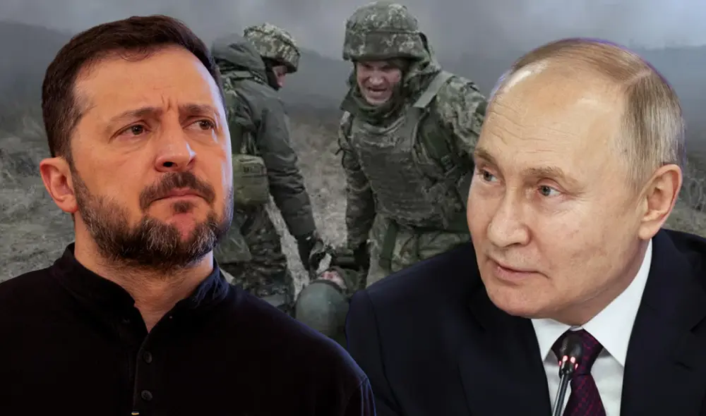 A inicios de 2025, videos mostraban a comandantes rusos enviando a soldados heridos de vuelta a la batalla. Semanas después se confirmó el hecho. Foto: Composición LR. A inicios de 2025, videos mostraban a comandantes rusos enviando a soldados heridos de vuelta a la batalla. Semanas después se confirmó el hecho. Foto: Composición LR.