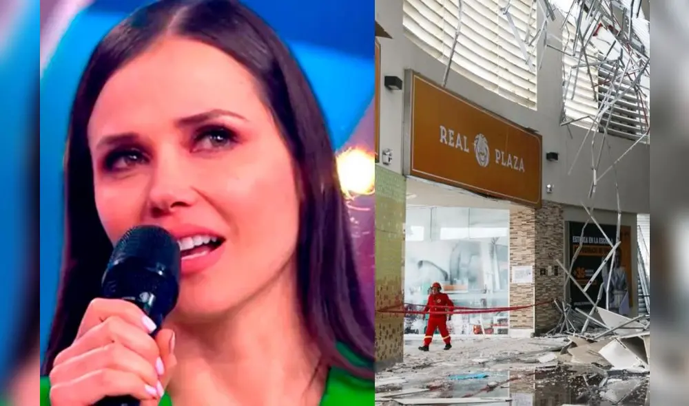 Maju Mantilla revela cómo sus familiares se salvaron de la tragedia en Real Plaza de Trujillo. Foto: Composición LR/difusión