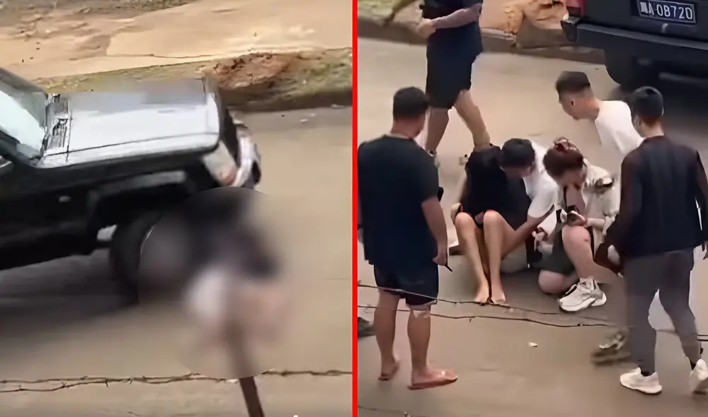 Luego de que el video del incidente en el rodaje de la serie se volvió viral, la producción del drama y la joven agraviada se pronunciaron. Foto: composición LR/Weibo