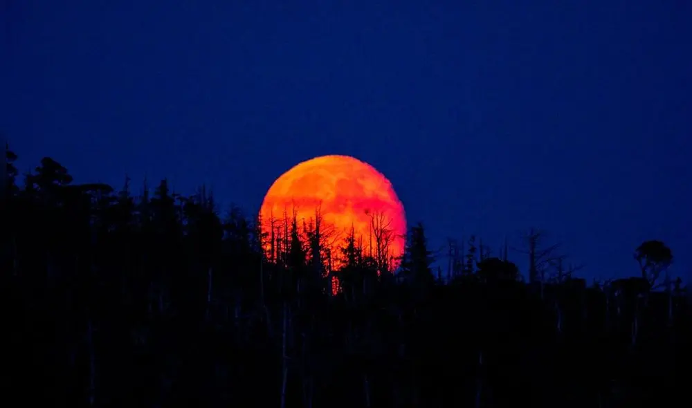 La visibilidad de la 'Luna de Sangre' en EE. UU. dependerá en gran medida de las condiciones meteorológicas. Foto: NatGeo