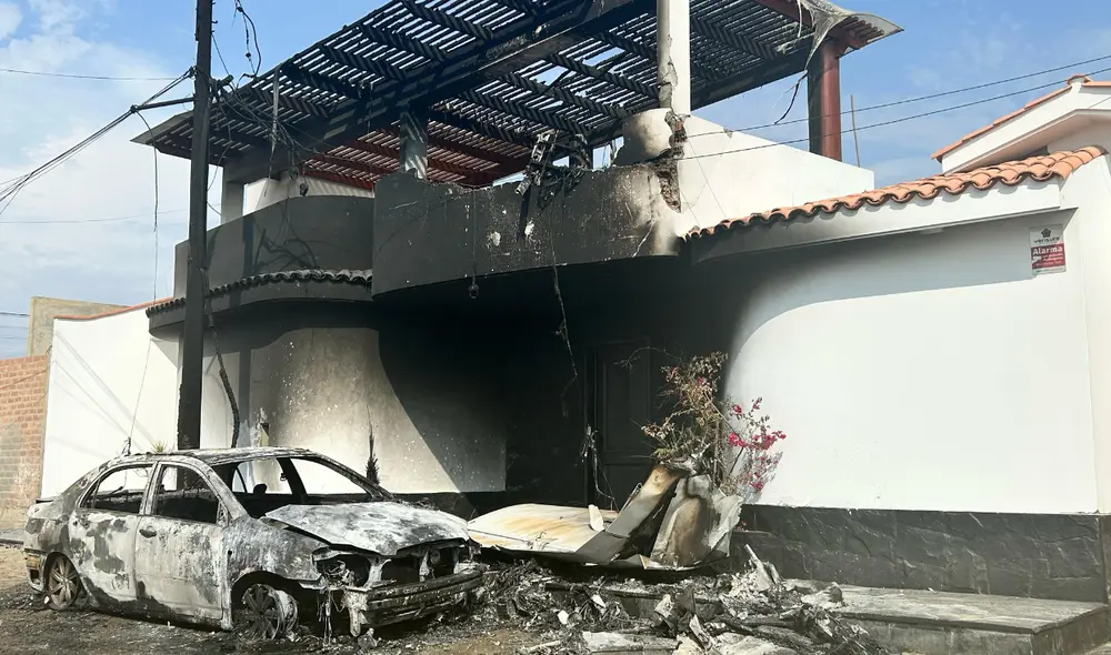 El piloto y su acompañante resultaron heridos. Foto: La República