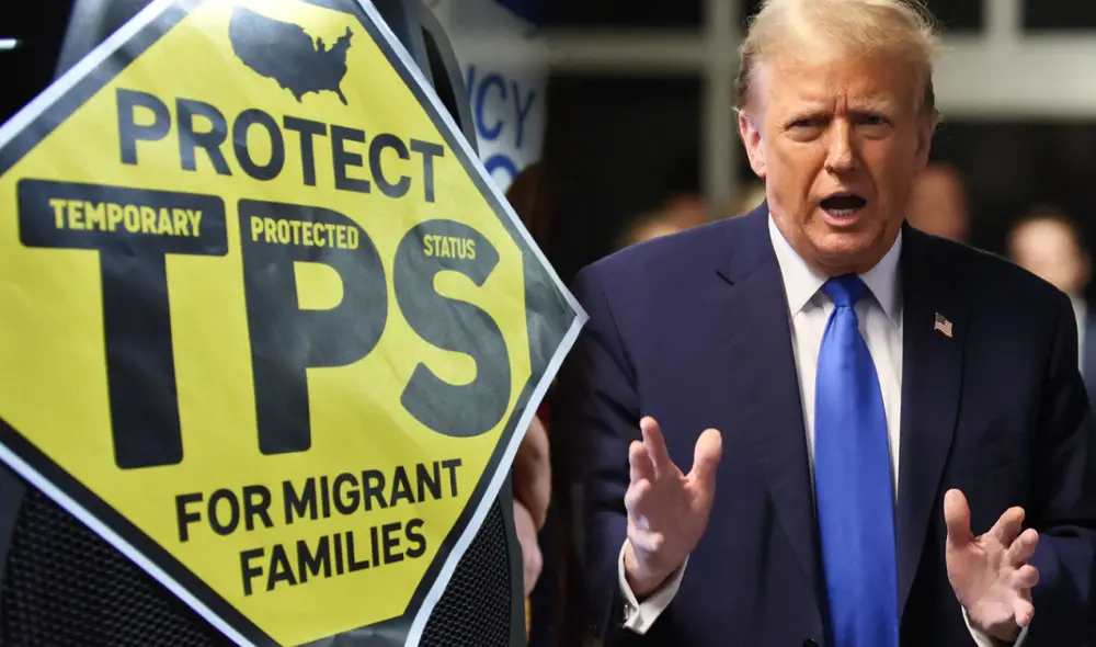 La extensión del TPS se dio en la gestión de Joe Biden con la intención de apoyar a la comunidad migrante en EE. UU. Foto: composición LR/EFE