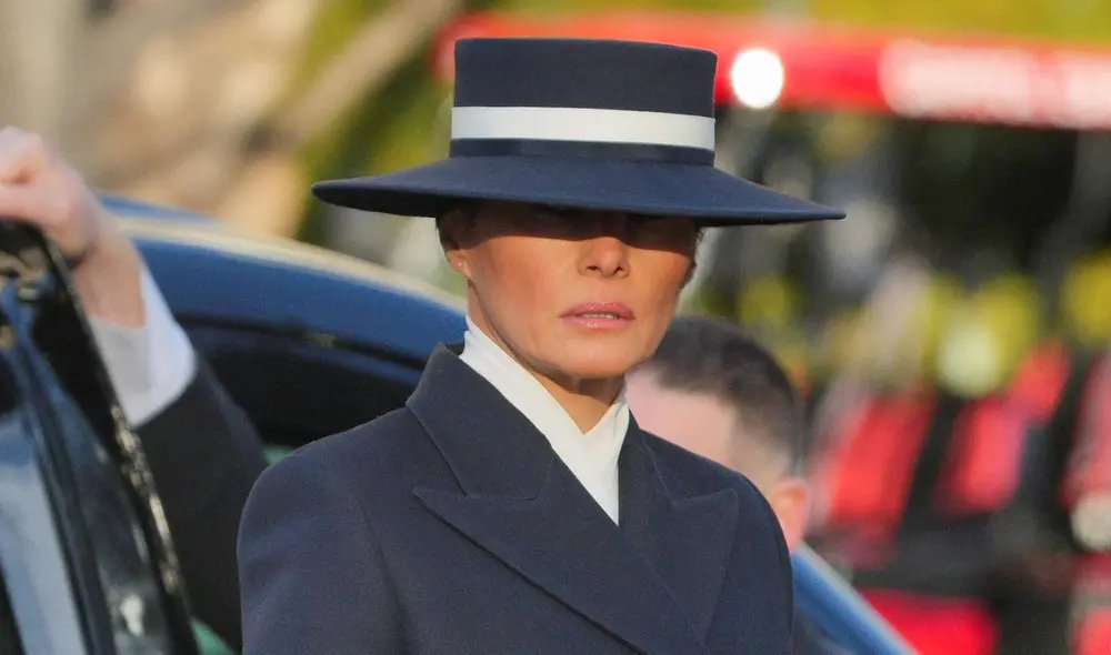 Melania Trump hizo su aparición en la Casa Blanca para una cena con los gobernadores. Foto: El Correo Melania Trump hizo su aparición en la Casa Blanca para una cena con los gobernadores. Foto: El Correo